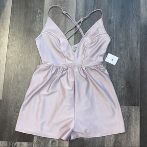 NWT uo gianni plunging romper